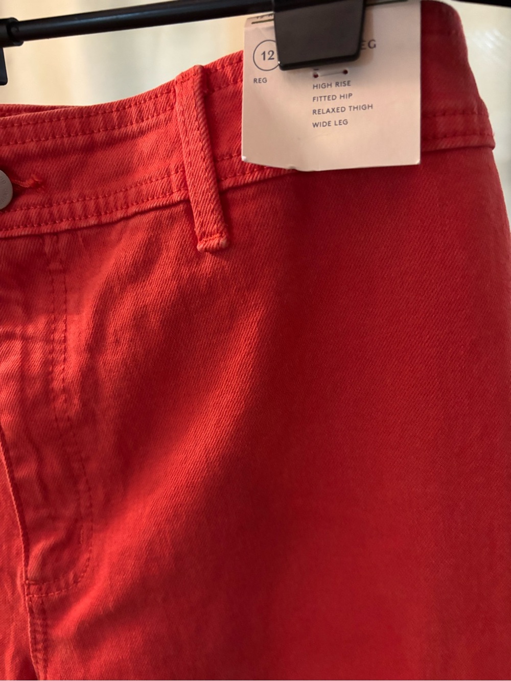 High-Rise Red Women’s Jeans